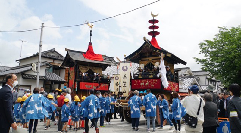 丹波篠山市内の祭囃子等の保存・伝承