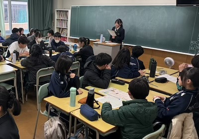 防災学習の様子